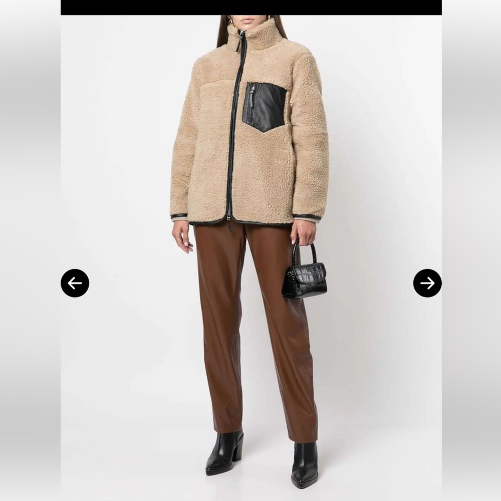 ANINE BING Ryder Faux-Shearling Jacket - Picture 6 of 10